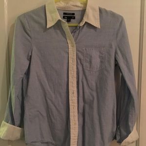 Boyfriend fit collared shirt